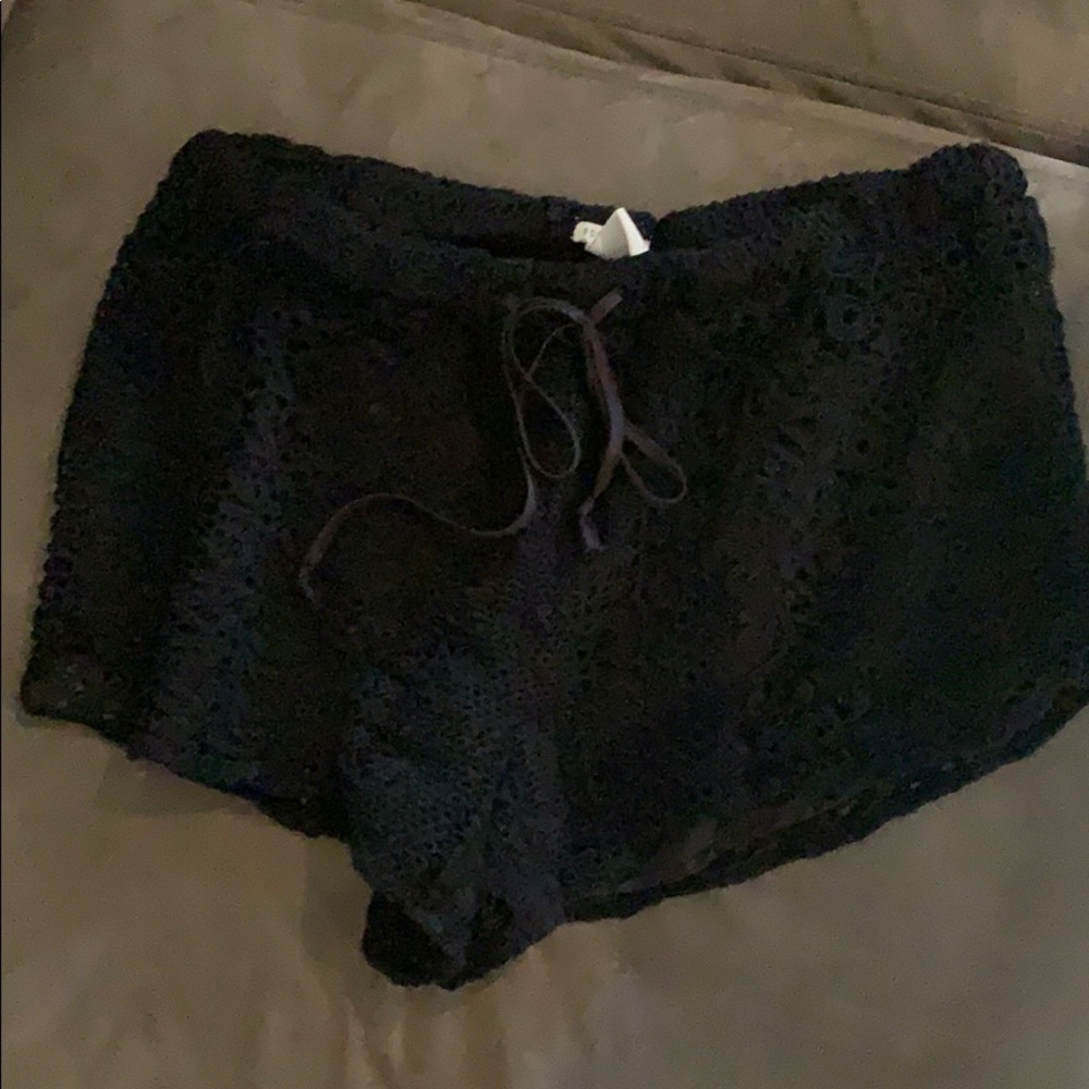 Forever 21 crochet shorts